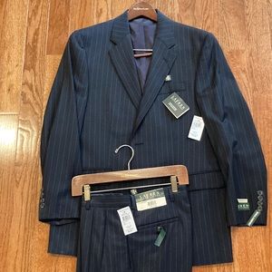 Polo Ralph Lauren total comfort Navy pinstripe suit